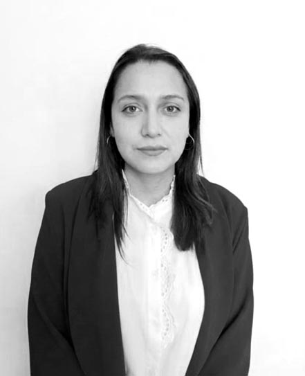 Romina Rebolledo Asencio versión blanco y negro